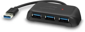 SPEEDLINK SNAPPY EVO Passiver USB 3.1 Hub schwarz kompakt 41,5g Kabel 20cm - Bild 1 von 4