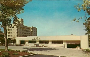 Cartolina Edgewater Hotel ingresso Madison Wisconsin WI - Foto 1 di 2