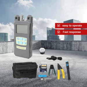 Optical Fiber Cleaver Bausatz Optical Power Meter f r Glasfaser-FTTH-Werkzeuge - Zdjęcie 1 z 11
