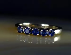Ring Gold 585 Tansanit blau 17,8 mm Vorsteckring - elegant & zeitlos schön - Bild 1 von 15