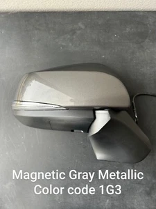 NEW GRAY mirror fit 19-24 Toyota Rav4 Passenger RH Limited Puddle/BSM/Signal - Picture 1 of 9