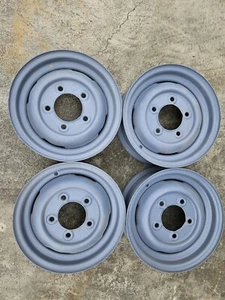 Land Rover steel wheels 16 X 5 and 5.5 ROH set 4 Series 1 2 2A Discovery - Picture 1 of 7