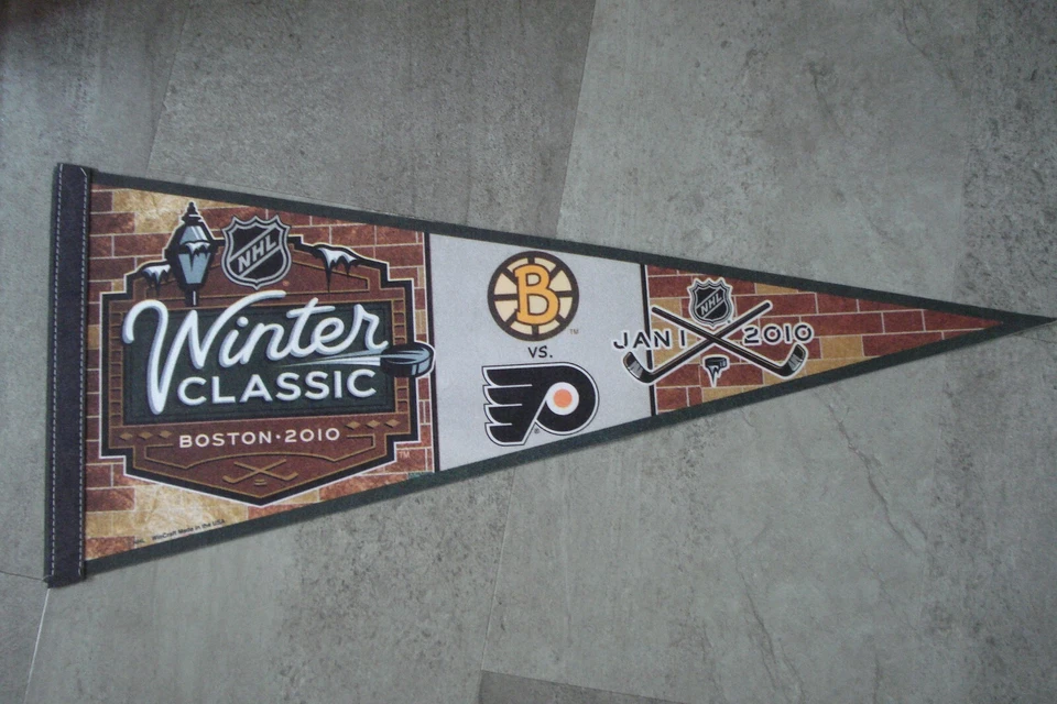Banderín clásico de invierno Boston Bruins Philadelphia Flyers 2010 ¡Bonito! Foto 1 de 1