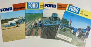 Four Ford Farm Equipment Brochures From 1970’s Baler Disc Cultivators Planters - Picture 1 of 6