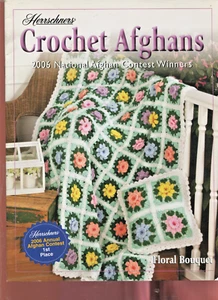 Herrschners Crochet Afghans Pattern Booklet 2006 Contest Winners 4 Designs - Picture 1 of 4