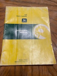 John Deere 145 Farm Loader Operator's Manual - Picture 1 of 1