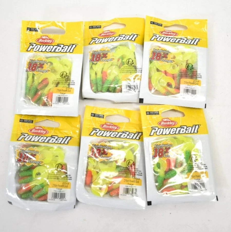 Berkley Pbhpg2-ft PowerBait Power Grubs 2" 20pk Firetiger