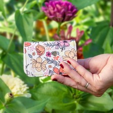 Kedzie Cash & Card Wallet in Vegan Leather