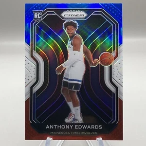 2020-21 Anthony Edwards Panini Prizm #258 Red White Blue Rookie Card RC - Bild 1 von 3