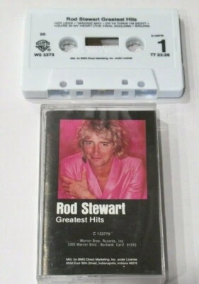 ROCK ROD STEWART GREATEST HITS CASSETTE TAPE LIGHTLY USED 1979 EXCELLENT - Image 1 of 2