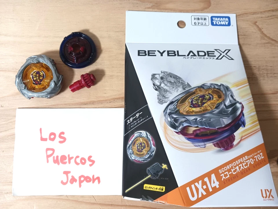 TAKARA TOMY BEYBLADE X UX-14 STARTER SCORPIOSPEAR 0-70Z