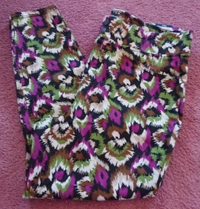 Women's Terra & Sky Printed Mid-Rise Skinny Jeggings Size 1X (16W-18W) - Picture 1 of 5