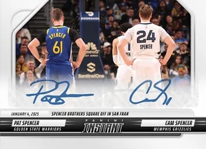 2024-25 Panini Instantáneo NBA Pat Cam Spencer Brothers Plata Prizm Automático SSP/99 - Imagen 1 de 2