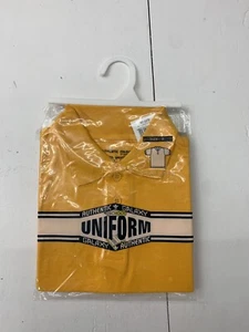 Galaxy Uniform Kids Yellow Short Sleeve Polo Shirt Size 8 - Picture 1 of 6