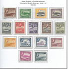 ANTIGUA @ 1953-56 DEFINITIVE  Set  Sg 120-134  Nice Priced MLH @GB1454