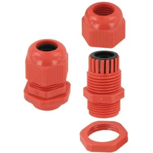 Deligo 10 x 20mm Red M20 Cable Gland IP68 Compression Stuffing Gland - NG20R - Picture 1 of 1