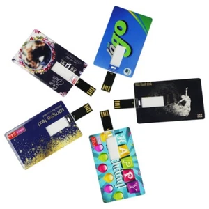 Lot 50 16GB Custom USB Card Drives 16G Promotional Product Personalized w/ Logo - Picture 1 of 8