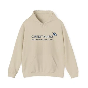 Credit Suisse Risk Management Department Hoodie Parody Finance Accounting Gift - Picture 1 of 72