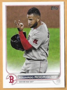 EDUARDO RODRIGUEZ BOSTON RED SOX #192 - TOPPS CASI NUEVO-COMO NUEVO 2022 - Imagen 1 de 2