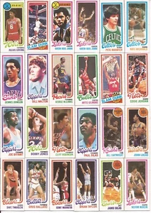 1980-81 TOPPS BASKETBALL - 93 INDIVIDUAL CARDS - ERVING - JABBAR - MARAVICH +++ - Picture 1 of 4