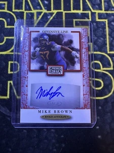 Mike Brown 2021 Sage Premier Draft Auto Red Rookie RC - Picture 1 of 2