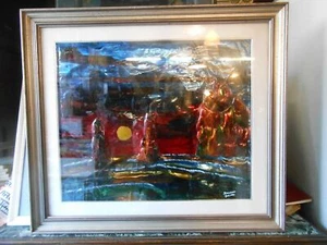 QUADRO TEMA NATIVITA' TRAMONTO BRANCACCIO GABRIELLA in alluminio - Picture 1 of 2