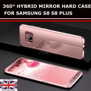 Funda rígida híbrida 360 con espejo a prueba de golpes para Samsung Galaxy S8 S8 Plus - Imagen 1 de 5