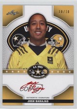2015 Leaf US Army All-American Bowl Tour Red Ink /10 Josh Barajas #TA-JB3 Auto