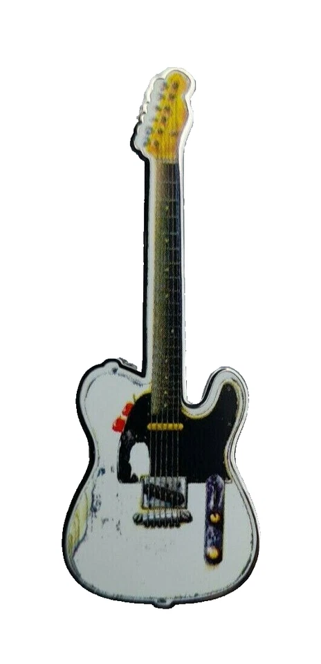 UK GUITAR BADGE / PIN - RICK PARFITT (STATUS QUO) #1 - Image 1 of 1