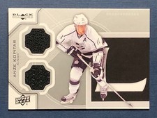 ANZE KOPITAR 2012-13 UD BLACK DIAMOND DOUBLE GAME-USED JERSEYS🔥LA Kings