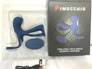 Sex Toys for Man Vibrating Cock Ring Rechargeable Penis Sleeve Enhancer Massages - Picture 1 of 19