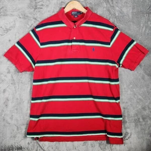 Polo by Ralph Lauren Polo Shirt Men's Sz 2XB 100% Cotton Striped Short Sleeve - Picture 1 of 5