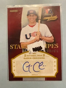 A35,463 - 2013 USA Champions Stars & Stripes Auto #48 Garin Cecchini/671 - Picture 1 of 1