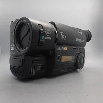 Sony Handycam CCD-TR425E Handheld Video8 XR Camcorder Black Tested - Image 1 of 4