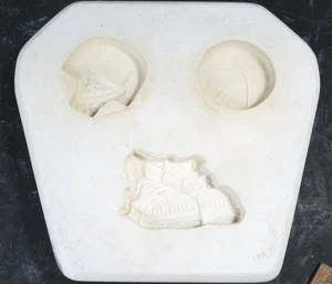 Donna's Basketball Magnets Slip Mold D-246 Vintage 1985 Open Pour Mold - Picture 1 of 7