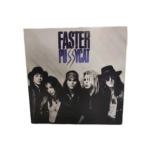 FASTER PUSSYCAT Self Titled Album 1987 LP Original US Vinyl Poison Ratt Skid Row - Foto 1 di 5