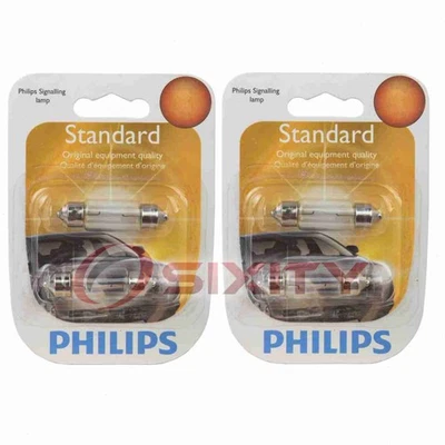 2 pc Philips Map Light Bulbs for Toyota Avalon 2003-2004 Electrical Lighting rb - Image 1 of 4
