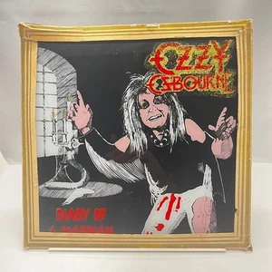 Ozzy Osbourne Carnival Glass Mirror Diary of a Madman 80's 12 x 12 - Picture 1 of 8