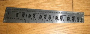 Chromaharp Autoharp NOTE PLATE - Picture 1 of 1
