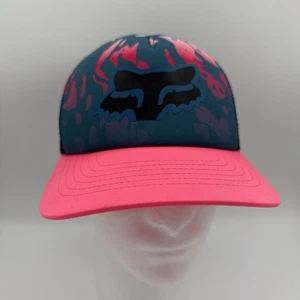Gorra Fox Racing Head SnapBack malla camionero talla única neón logotipo ajustable - Imagen 1 de 5