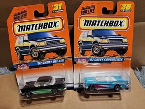 Matchbox Classic Decades '57 Chevy Lot Of 2 - Picture 1 of 3