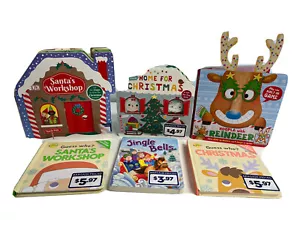 6 Weihnachtsbücher Set für Kinder kleine Anfänger Flip interaktiv NEU Regal Kid V - Bild 1 von 24