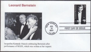 USA # 3521.2 FDC COMPOSER LEONARD BERNSTEIN - Picture 1 of 1