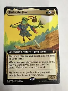 MTG Flubs, the Fool - 0356 - EXTENDED ART PROMO - Non BAB Buy a box BLB NM, BLC - Bild 1 von 2