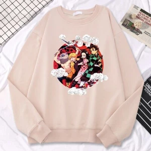 Jungen Erwachsene Pullover Mädchen Anime Demon Slayer Tanjiro Neu Frauen Hoodie - Bild 1 von 12