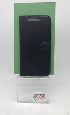 Cover Case a Portafoglio per HTC One M9 Rigida plastica Nera - Immagine 1 di 4