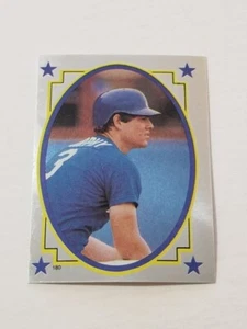DALE MURPHY 1984 TOPPS ALBUM BASEBALL STICKER #180 ATLANTA BRAVES SILVER FOIL - Picture 1 of 2