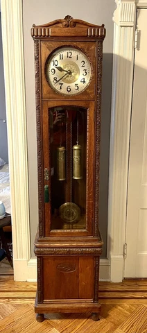 German Haller & Dosh Grandfather Clock Cover