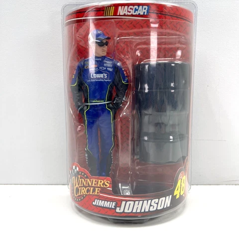 Winner's Circle 2008 NASCAR #48 Jimmie Johnson Race Figure Lowe's NIP NEW Cover