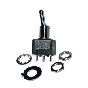 M2012SS1W01 Schalter Kippschalter, Schalter, SPDT 6A 125V - 30VDC Panelhalterung mit Gewinden - Bild 1 von 2